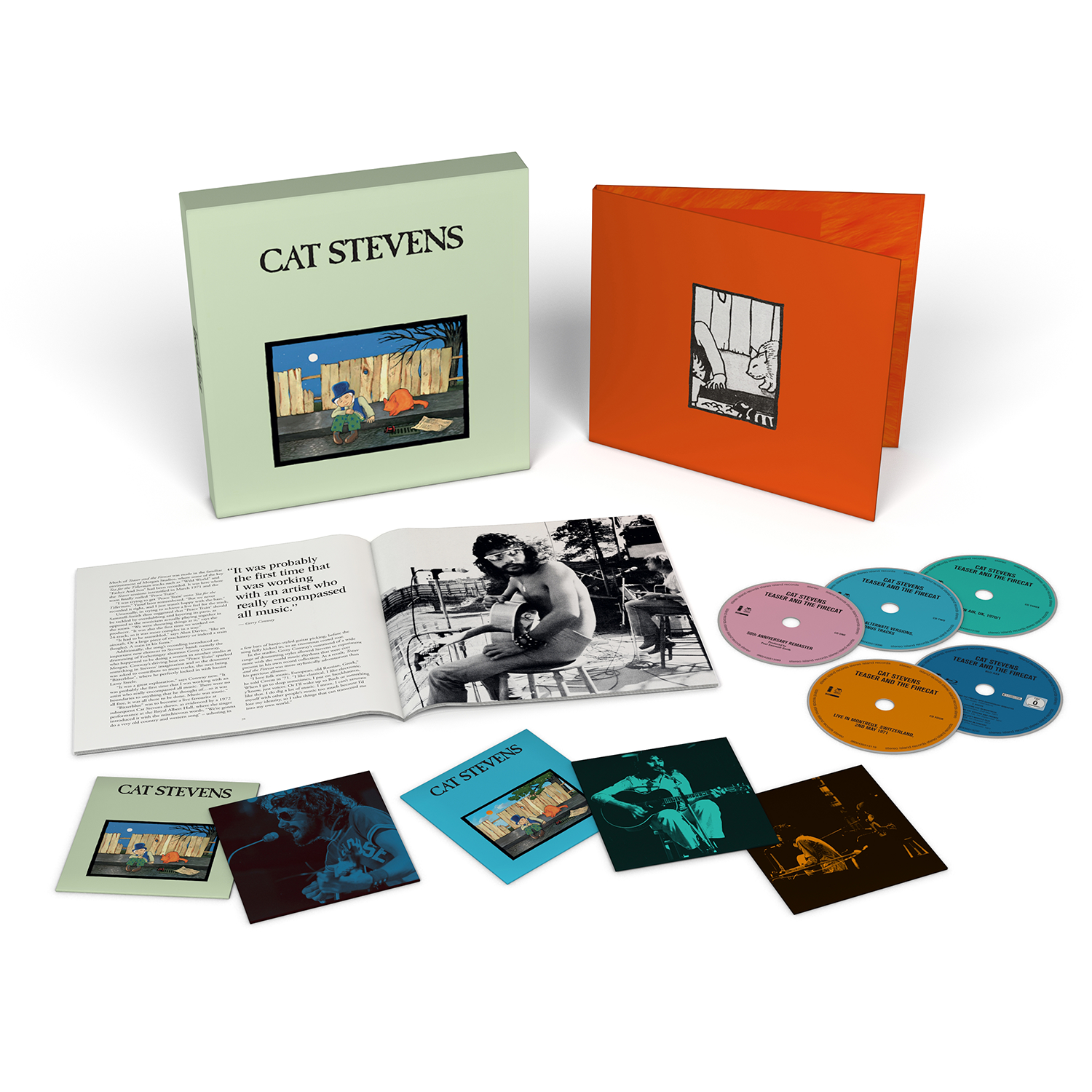 Cat Stevens - Teaser And The Firecat: 4CD + Blu-Ray Box Set